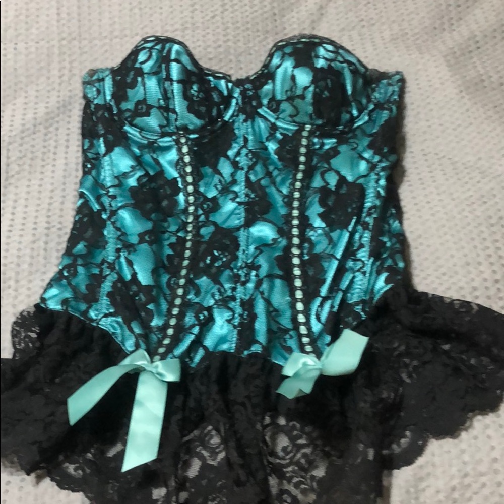 A corset wore as costume